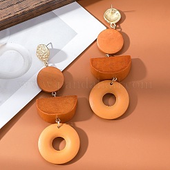Деревянные болтающийся серьги&nbsp;FS-WGCAE8D-01