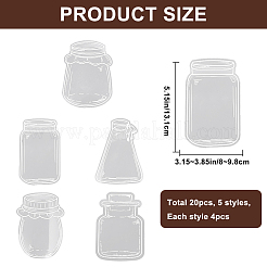 Тема посуды водостойкие самоклеющиеся наборы наклеек для штамповки&nbsp;DIY-WH20014-04C