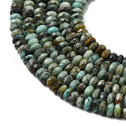 Бусы натуральная африканская бирюза (яшма)&nbsp;G-G343-A05-2x4mm