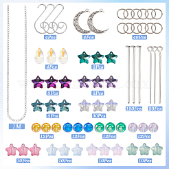 Наборы для самостоятельного изготовления подвесного ловца солнца в виде луны&nbsp;DIY-SC0030-71