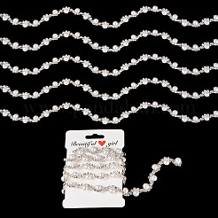 Полукруглые железные цепочки со стразами&nbsp;FIND-TAC0007-17C