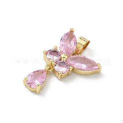 Латунные микро проложить кубического циркония подвески&nbsp;KK-H537-08G