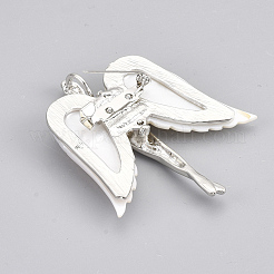 Броши / подвески из пресноводных ракушек&nbsp;SHEL-S275-48C