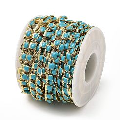 Латунные прямоугольные цепи&nbsp;CHC-C007-03G-05