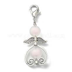 Прозрачные матовые акриловые подвесные украшения HJEW-JM01114