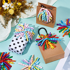 6 шт. 2-х цветное самоклеящееся украшение из полиэстера&nbsp;AJEW-BC0009-50