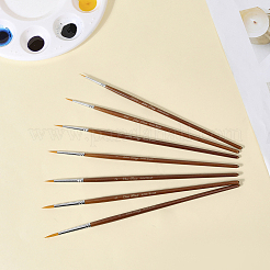 7 шт. нейлоновая кисть для подводки ногтей&nbsp;AJEW-WH20022-77