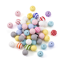 Круглые пищевые экологически чистые силиконовые фокусные шарики&nbsp;SIL-TA0001-90