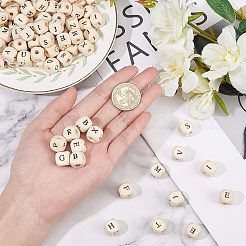 Натуральные деревянные европейские бусины&nbsp;WOOD-OC0001-42A