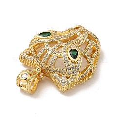 Латунные подвески с фианитами&nbsp;KK-H433-42G