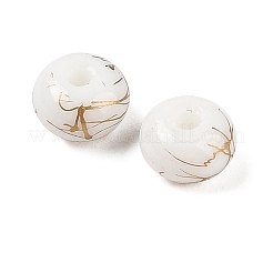 Непрозрачные с напылением стеклянные бусины&nbsp;GLAA-G118-01J