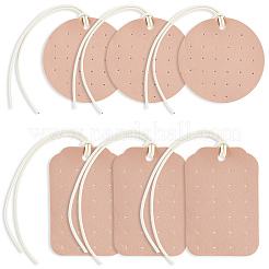 6 шт. 2 стиля серьги-подвески из искусственной кожи с картами и шнуром&nbsp;ODIS-SC0001-09