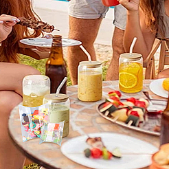 20 шт. матовые пластиковые коробки-подушки из ПВХ&nbsp;CON-LP0001-05