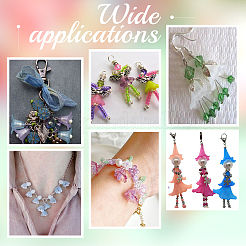 4 пакетик 4 стильных непрозрачных акриловых колпачков для бусин&nbsp;MACR-AR0001-21