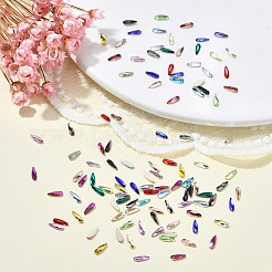 Стеклянные кабошоны со стразами&nbsp;MRMJ-CJC0007-17