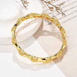 Латунные браслеты для женщин&nbsp;BJEW-D313-04G