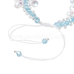 Имитация австрийских хрустальных биконусных бусин&nbsp;BJEW-MZ00177-02