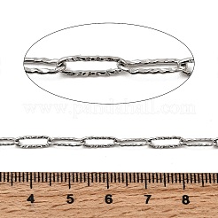 Текстурированные цепочки-скрепки из нержавеющей стали 304&nbsp;CHS-I009-01P-A