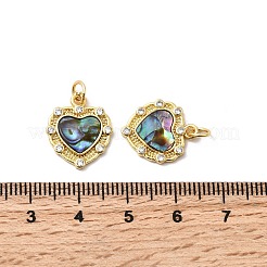 Латунные микро проложить кубического циркония подвески&nbsp;KK-K384-23D-G