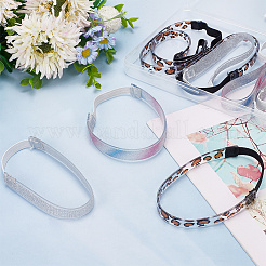 6 комплект 3-х видов блестящих шнурков из смолы&nbsp;AJEW-GO0001-07