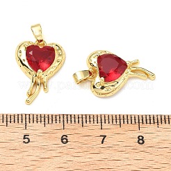 Латунные микро проложить кубического циркония подвески&nbsp;KK-G533-12G