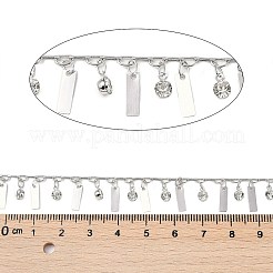 Цепочки ручной работы из латуни и страз&nbsp;CHC-Z001-12P
