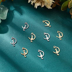 20 шт. 2-х цветные подвески в виде котят из нержавеющей стали 201&nbsp;STAS-UN0030-04