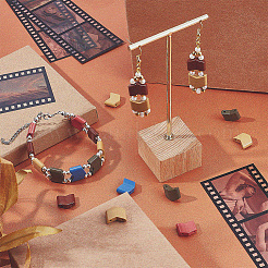 60шт. 5-х цветные пластиковые многожильные звенья&nbsp;FIND-PH0006-60