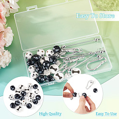 5 шт. алюминиевые альпинистские карабины&nbsp;AJEW-TA0002-94A