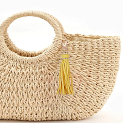 4 шт. подвески-кисточки из искусственной кожи 4 цветов&nbsp;FIND-LP0007-24A