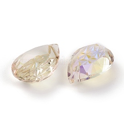 Подвески из тисненого стекла со стразами&nbsp;GLAA-J101-05B-001PS