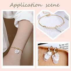 Подвески / подвески из натуральных пресноводных ракушек&nbsp;SHEL-NB0001-03