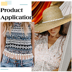 16 ярд полиэстеровой ленты в форме фонаря&nbsp;AJEW-BC0009-53B