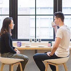 40 набор из 4-х цветных квадратных коробок для конфет из бумаги&nbsp;CON-MB0001-17