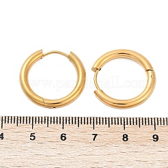 Серьги-кольца Huggie Hoop из нержавеющей стали 304 с ионным покрытием (IP)&nbsp;X-EJEW-O087-06A