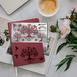 Трафареты для резки металла в стиле ретро из нержавеющей стали&nbsp;DIY-WH0242-289