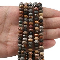 Нити бусин из натурального алашанского агата&nbsp;G-D344-A16