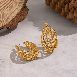 Винтажные серьги-кольца в форме полой звезды из нержавеющей стали 304.&nbsp;ZZ7170