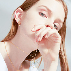 20 шт. 2-х цветные латунные соединительные подвески&nbsp;KK-BC0012-41