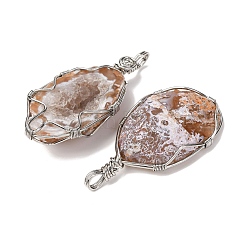 Естественно агат большие кулоны&nbsp;G-A282-06P