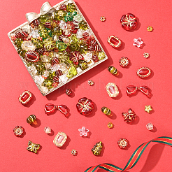 204шт акриловые бусины&nbsp;OACR-SC0002-43