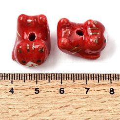 Фарфоровые бусины ручной работы&nbsp;PORC-Z009-02G