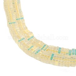 Стеклянные бусины с гальваническим покрытием &nbsp;GLAA-B023-01A-05