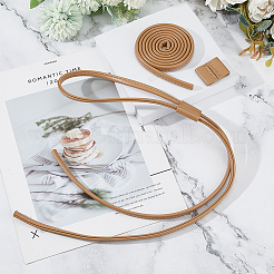 Шнурок из искусственной кожи для изготовления сумок-ведров&nbsp;DIY-WH0430-711A-01