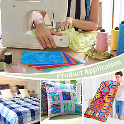 8 шт. 8-х цветный хлопковый носовой платок&nbsp;DIY-BC0015-88