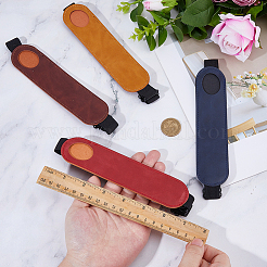 4 шт. 4-цветный чехол из искусственной кожи для ручки&nbsp;AJEW-FH0006-39