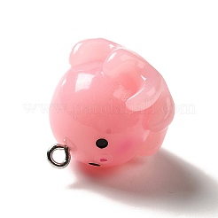 Подвески из непрозрачной смолы морской серии&nbsp;RESI-E031-02P-09