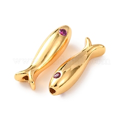 Латунные микро проложить кубического циркония бусы&nbsp;KK-C157-46G