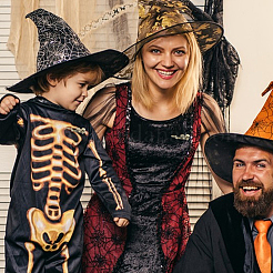 6 шт. брошь из цинкового сплава в виде скелета на Хэллоуин&nbsp;JEWB-FH0002-37AG