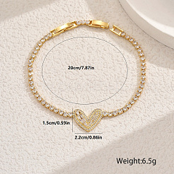 Элегантные латунные браслеты с подвесками&nbsp;OR7420-5